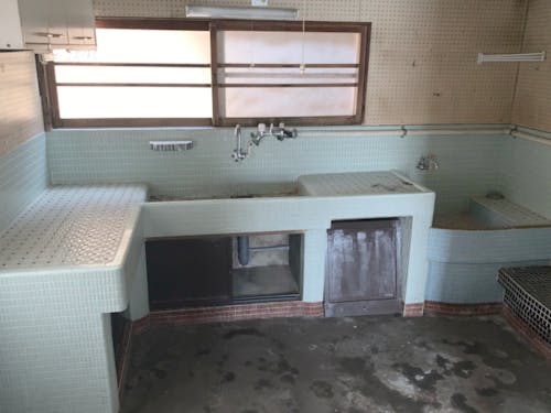 設備が昔のまま残っていることも。