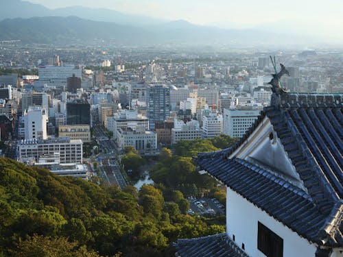 松山城からの眺め