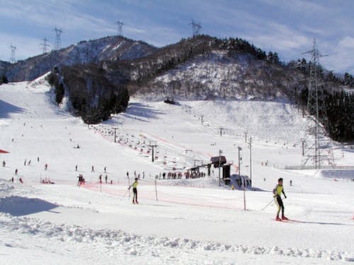 市内に3か所あるスキー場の1つ(タカンボースキー場)