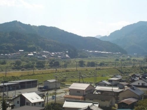 高台から見える周辺の風景