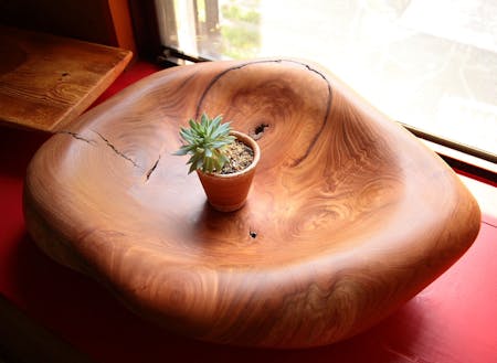 齊藤さんの生み出す木工作品（一例）