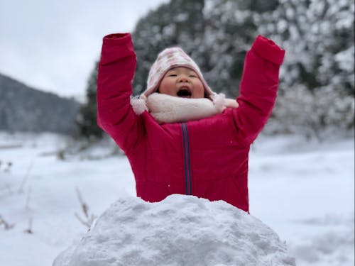 雪だるま つくったぞー