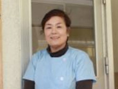 代表の船越さん やさしい指導あり