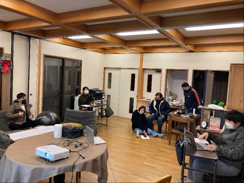 入居者が集まって、地域を盛り上げる作戦会議を行う時も！