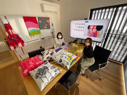 商品開発の様子