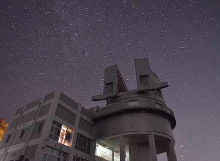 「なゆた」望遠鏡と星空