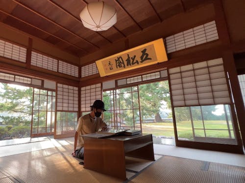 旧田中別邸の五松閣にて、来年度は、利用可能を目指したい!