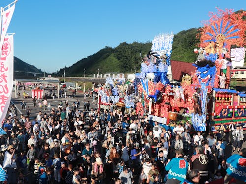 毎年9月に開催される普代祭り