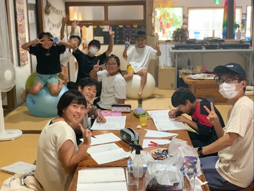 夏休みは子ども食堂を開催。