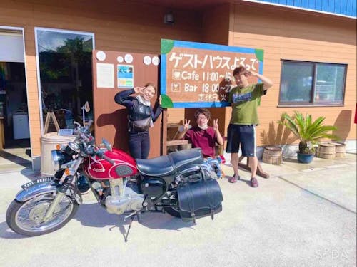 本土最南端の佐多岬を目指して来られるバイカーさんもたくさん。