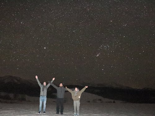 新月に見る星空は最高です!