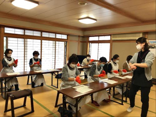 コミュニティナースによる手洗い講座