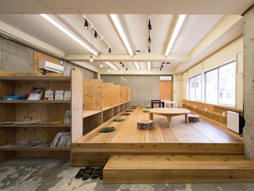 個人で集中できるスペースも、協働で取り組めるスペースもばっちり!