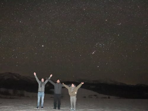 新月に見る星空は最高です!