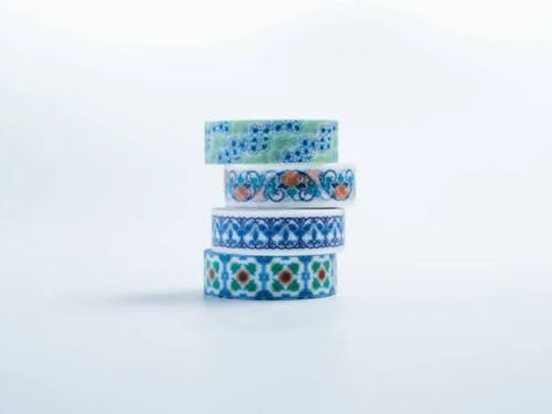 鍋島焼の文様を模したマスキングテープ「献上しますて。」