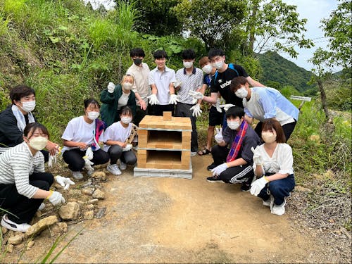 みんなで作ったピザ窯は絶品のピザが作れます。