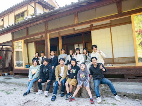 シェアハウスの視察に来た時の写真