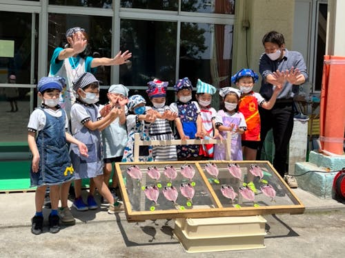 保育園での開き体験