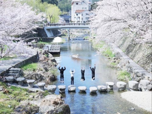 長門湯本温泉 音信川