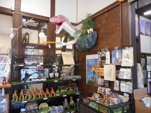 恐竜グッズコーナー