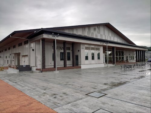 町の中心となっている交流施設