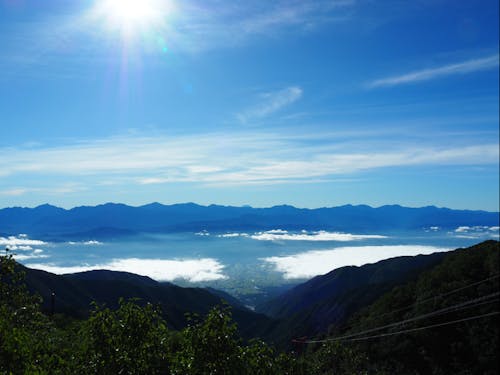 千畳敷から望む伊那谷と南アルプス