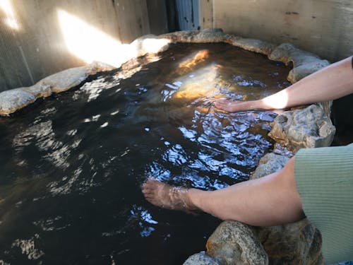 町民に愛される野湯