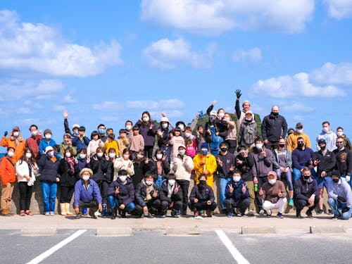 宇川地域と大学生など協力者の皆さん