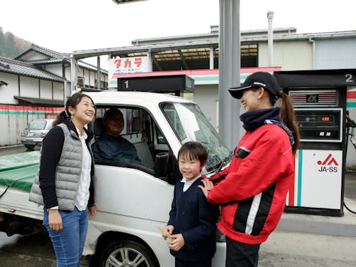 ガソリンスタンドで実践しているコミュニティナース