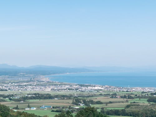展望台から眺める八雲町