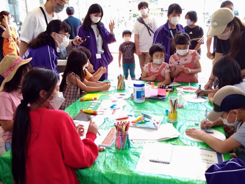 「桐生どまんなか市」キッズイベントの様子