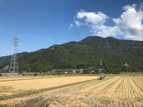 広がる農村風景