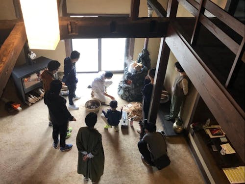 みんなで炊くのも楽しい