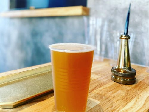 できたてホヤホヤのビール