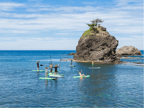 海のアクティビティも楽しむことができます