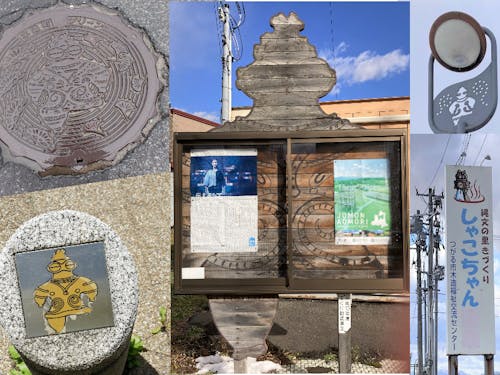 街中にはしゃこちゃんがいっぱい!