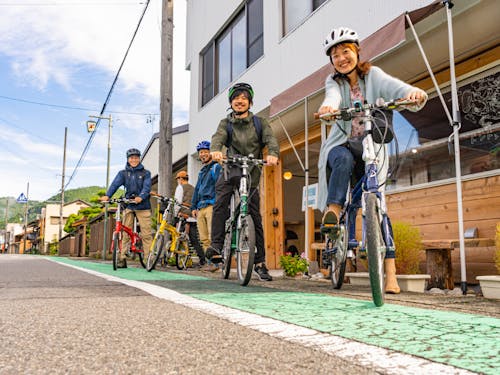 ポタリング(サイクリング)の様子