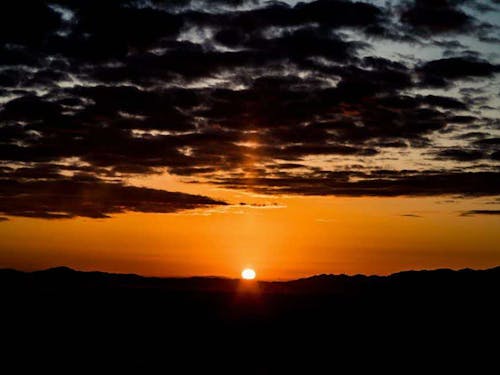 三草山からの朝日