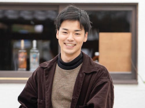 起業型協力隊仲間 中田さん。フランス留学時に「ゼロ・ウェイスト」の考えと出会い、バルク(量り売り)ショップの開業を目指す。