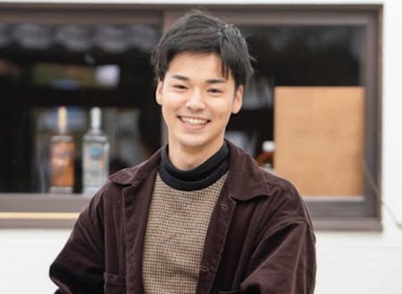 起業型協力隊仲間 中田さん。フランス留学時に「ゼロ・ウェイスト」の考えと出会い、バルク（量り売り）ショップの開業を目指す。