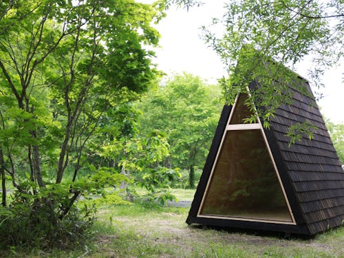 大石さんがセルフビルドした一棟貸しの宿Aframe 「iwor(イウォロ)」