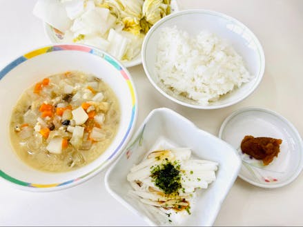 津軽地方の郷土料理”けの汁”であずましく温まります！