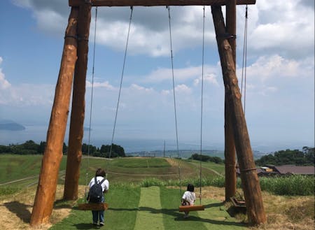 初めて長女と二人で遊びに行った「びわこ箱館山」