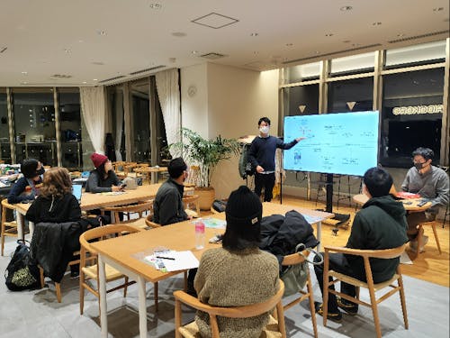 前回のイベントの様子です!お洒落な施設で雰囲気もすごく良いですよ😊