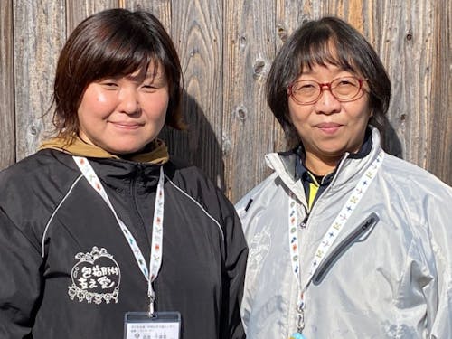 包括支援センターの地域コーディネーター冨満さんと能勢さん