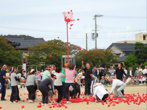 秋の体育まつり(大人も参加)