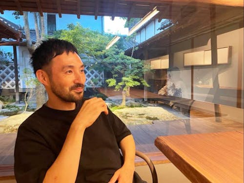 トークゲストの一人、吉田知弘さんは、萩市地域おこし協力隊として岡山からIターン移住。卒業後は萩市で起業しました