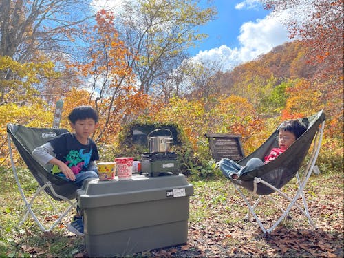 あたたかい時期は外でただゆっくりするのも◎