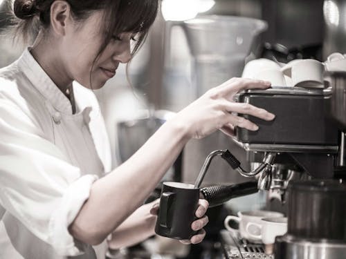 カフェ営業の風景