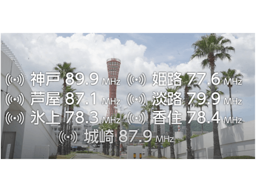 kissFM KOBE 周波数(もちろんradikoでも聞けます)